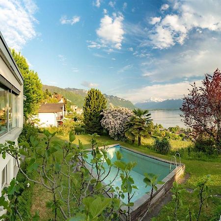 Ground Floor Rooms with Stunning Lake View&Garden Access Montreux Exterior foto